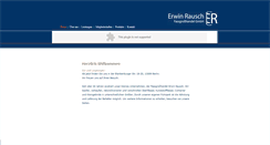 Desktop Screenshot of erwin-rausch.de